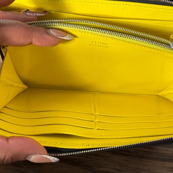 Celine Midnight Black Zip Wallet - Picture 9 of 12